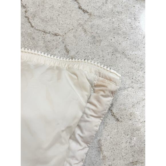 The North Face White Puffer Vest White Logo Medium - Picture 9 of 10